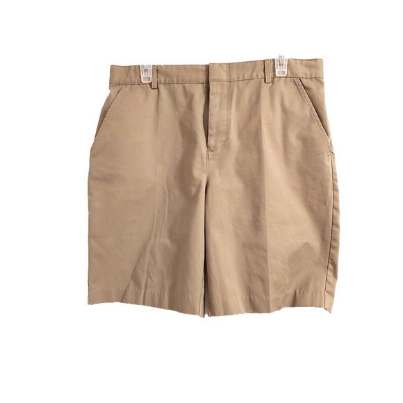All Uniform Wear Size 20H Shorts Cotton Polyester Brown Tan Beige Khaki Summer - Picture 1 of 12